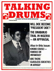 talking drums 1984-07-02 President Doe - Onabanjo trial in Nigeria - Krobo Edusei famous or infamous