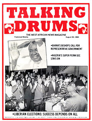 talking drums 1984-08-20 Liberian elections Ghana bishops call for representative government