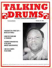 talking drums 1984-10-29 Nigeria's oil price cut an act of panic - Chad war financing - an exile wants to go home