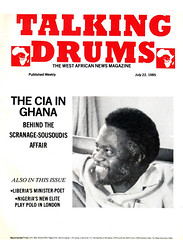 talking drums 1985-07-22 the cia in ghana behind the scranage-sousoudis affair