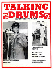 talking drums 1984-10-08 Behind Rawlings' latest executions - Ojukwu released - PNDC drug charges