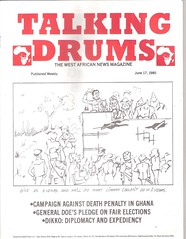 talking drums 1985-06-17 campaign against death penalty in Ghana