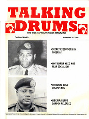 talking drums 1984-11-26 secret executions in Nigeria
