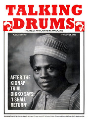 talking drums 1985-02-18 after the kidnap trial Dikko says I shall return to Nigeria