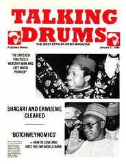 talking drums 1986-01-27 Shagari and Ekwueme cleared - Botchweynomics how to love and hate the imf world bank