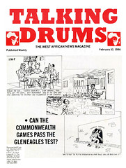 talking drums 1986-02-10 IMF dictates to Ghana - Inflation - Devaluation - Commonwealth Games