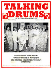 talking drums 1984-09-24 Gambia's thriving tourist industry Ghanaian marriages
